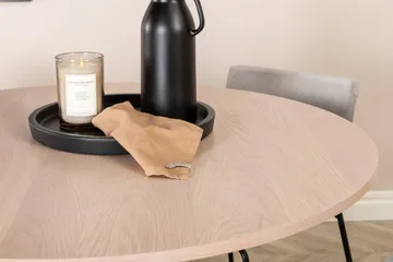 Bianca Rundt Spisebord med 4stk Kenth Spisestol - Møbler - Bord - Spisegruppe