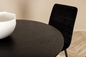 Bianca Rundt Spisebord med 4stk Windu Lyx Spisestol - Møbler - Bord - Spisegruppe
