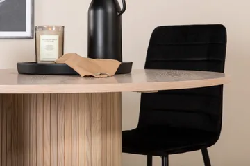 Bianca Rundt Spisebord med 4stk Windu Lyx Spisestol - Møbler - Bord - Spisegruppe