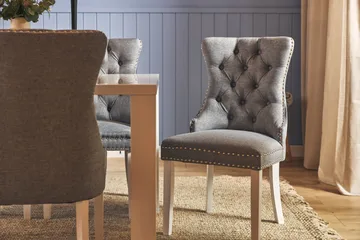 Cibus Spisegruppe 180 cm inkl. 6 Bergviken Stoler - Hvit - Møbler - Bord - Spisegruppe