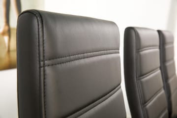 Cibus Spisegruppe med 6 Stoler - Hvit/Svart - Møbler - Bord - Spisegruppe