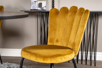 Copenhagen Spisegruppe med 4 Limhamn Spisestoler Gul - Furniture Fashion - Møbler - Bord - Spisegruppe