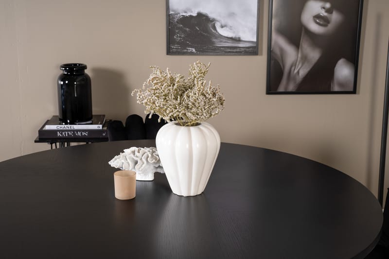 Copenhagen Spisegruppe med 4 Limhamn Spisestoler Svart - Furniture Fashion - Møbler - Bord - Spisegruppe