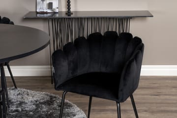 Copenhagen Spisegruppe med 4 Limhamn Spisestoler Svart - Furniture Fashion - Møbler - Bord - Spisegruppe
