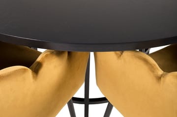 Copenhagen Spisegruppe med 6 Limhamn Spisestoler Gul - Furniture Fashion - Møbler - Bord - Spisegruppe