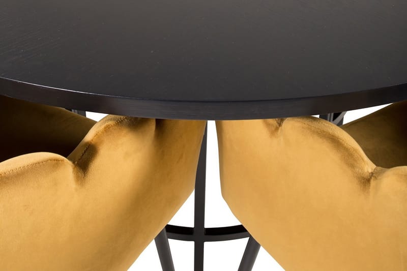 Copenhagen Spisegruppe med 6 Limhamn Spisestoler Gul - Furniture Fashion - Møbler - Bord - Spisegruppe