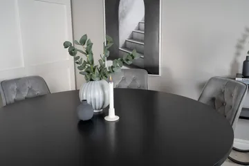 Copenhagen Spisegruppe med 6 Valera Lyx Fløyelsstoler - Furniture Fashion - Møbler - Bord - Spisegruppe