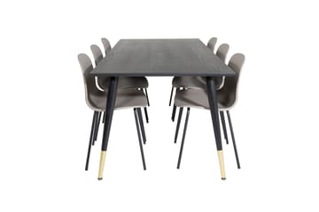 Daicy Matbord 180 cm med 6 st Kullersbro Matstol - Møbler - Bord - Spisegruppe