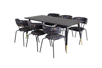 Daicy Spisebord 180 cm Med 6 Arcarazo Spisestoler - Møbler - Bord - Spisegruppe