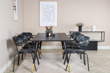 Daicy Spisebord 180 cm Med 6 Arcarazo Spisestoler - Møbler - Bord - Spisegruppe