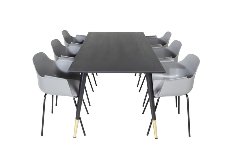 Daicy Spisebord 180 cm Med 6 Libboll Spisestoler - Møbler - Bord - Spisegruppe