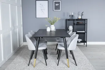 Daicy Spisebord 180 cm Med 6 Sedavi Spisestoler - Møbler - Bord - Spisegruppe