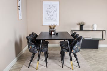 Daicy Spisebord 180 cm Med 6 Sedavi Spisestoler - Møbler - Bord - Spisegruppe