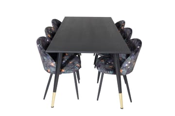 Daicy Spisebord 180 cm Med 6 Sedavi Spisestoler - Møbler - Bord - Spisegruppe