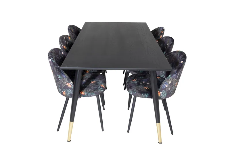 Daicy Spisebord 180 cm Med 6 Sedavi Spisestoler - Møbler - Bord - Spisegruppe