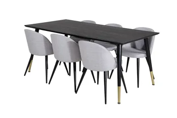 Daicy Spisebord 180 cm Med 6 Sedavi Spisestoler - Møbler - Bord - Spisegruppe