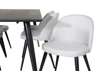 Daicy Spisebord 180 cm Med 6 Sedavi Spisestoler - Møbler - Bord - Spisegruppe