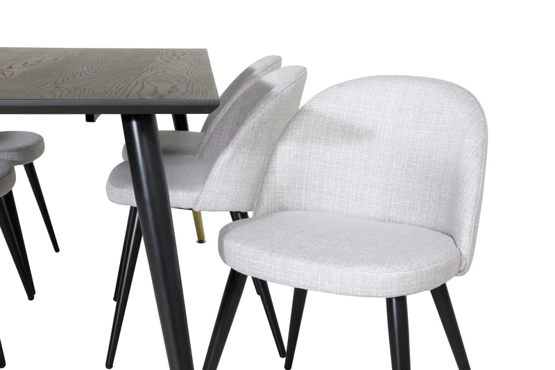 Daicy Spisebord 180 cm Med 6 Sedavi Spisestoler - Møbler - Bord - Spisegruppe