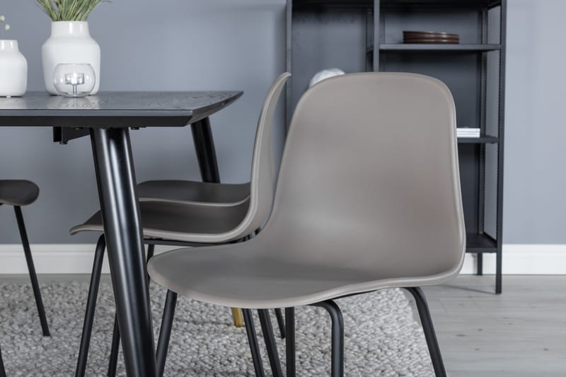 Daicy Spisebord 180 cm med 6 stk Kullersbro Spisestol - Møbler - Bord - Spisegruppe