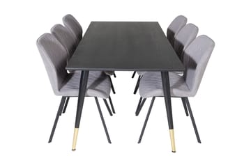 Daicy Spisebord 180 cm Med 6 Sumoas Spisestoler - Møbler - Bord - Spisegruppe