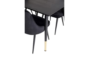 Daicy Spisebord med 6 Valerie Fløyelsstoler - Møbler - Bord - Spisegruppe