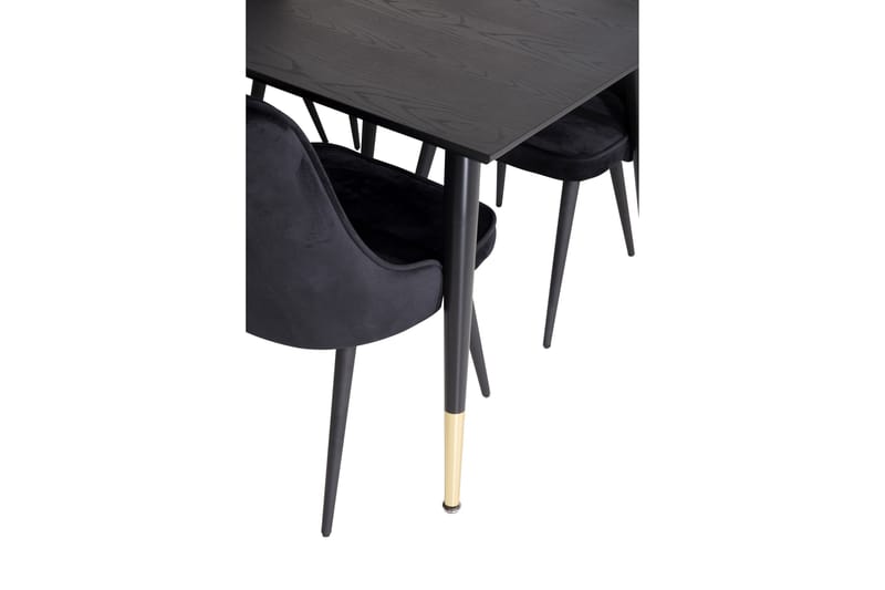 Daicy Spisebord med 6 Valerie Fløyelsstoler - Møbler - Bord - Spisegruppe