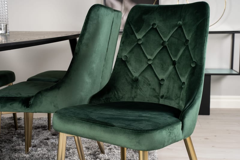 Daicy Spisegruppe 180 cm + 6 stk Valerie Spisestoler - Møbler - Bord - Spisegruppe