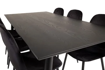 Daicy Spisegruppe 180 cm + 6 stk Pontus Spisestoler - Møbler - Bord - Spisegruppe