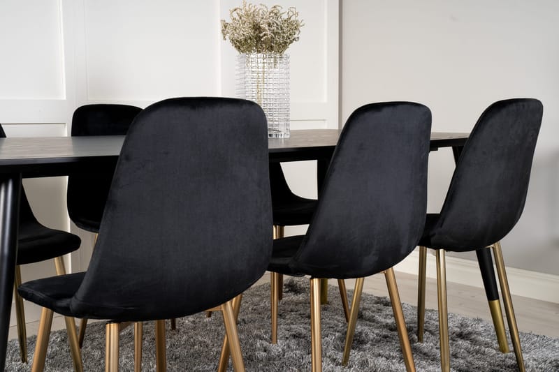 Daicy Spisegruppe 180 cm + 6 stk Pontus Spisestoler - Møbler - Bord - Spisegruppe