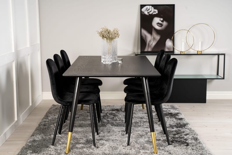 Daicy Spisegruppe 180 cm + 6 stk Pontus Spisestoler - Møbler - Bord - Spisegruppe