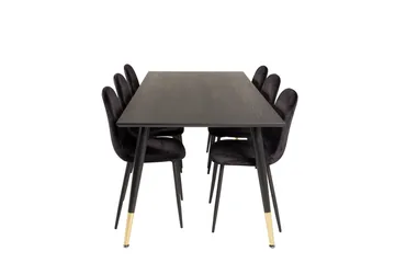 Daicy Spisegruppe 180 cm + 6 stk Pontus Spisestoler - Møbler - Bord - Spisegruppe