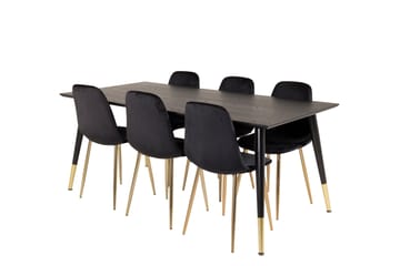 Daicy Spisegruppe 180 cm + 6 stk Pontus Spisestoler - Møbler - Bord - Spisegruppe
