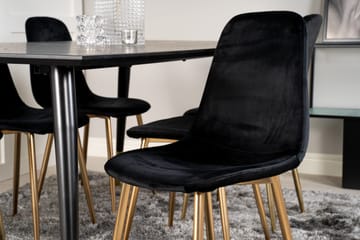 Daicy Spisegruppe 180 cm + 6 stk Pontus Spisestoler - Møbler - Bord - Spisegruppe