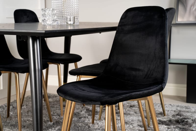 Daicy Spisegruppe 180 cm + 6 stk Pontus Spisestoler - Møbler - Bord - Spisegruppe