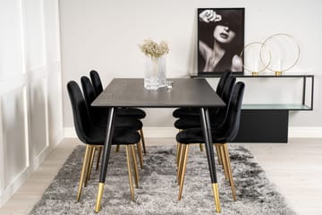 Daicy Spisegruppe 180 cm + 6 stk Pontus Spisestoler - Møbler - Bord - Spisegruppe