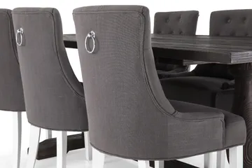 Dijon Spisegruppe 200 cm med 6 Viktoria Stoler - 6 Ophelia Stoler - Møbler - Bord - Spisegruppe