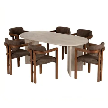 Dining Table & Chairs Set Nordure