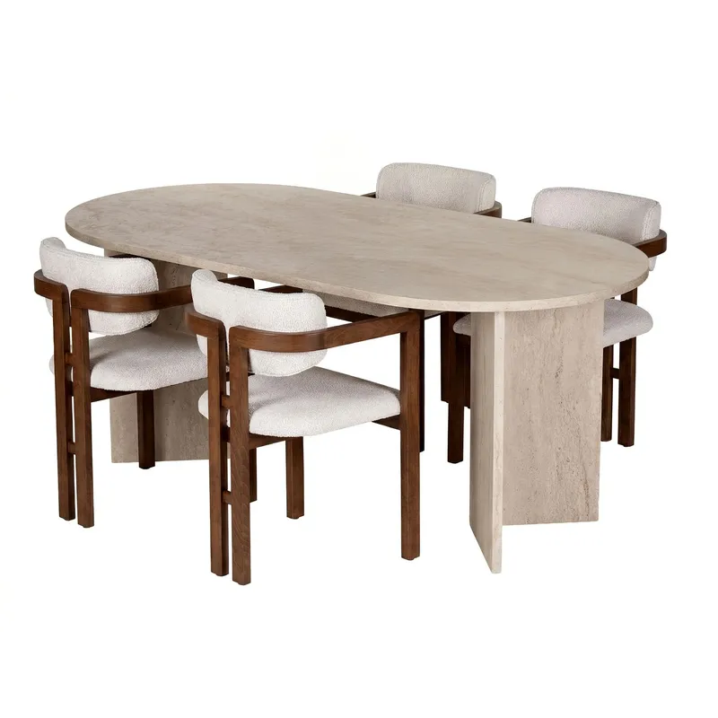 Dining Table & Chairs Set Nordure