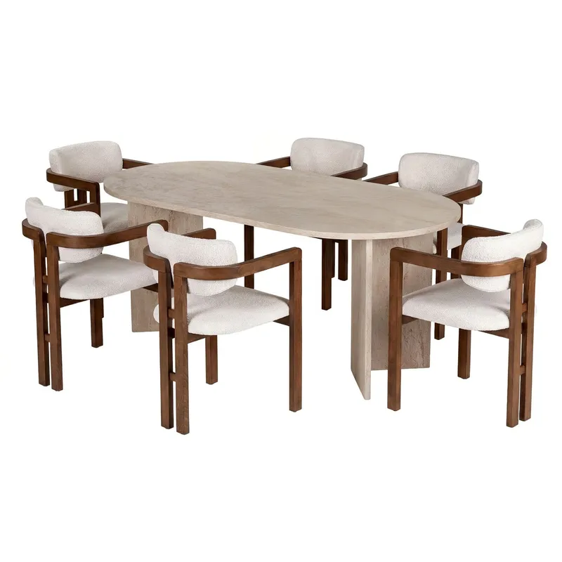 Dining Table & Chairs Set Nordure