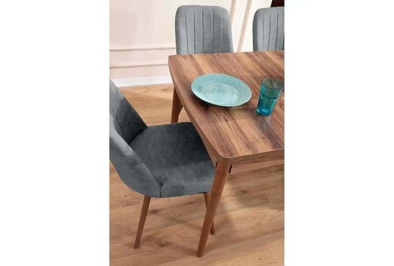Extendable Dining Table & Chairs Set (5 Pieces) Homitis - Møbler - Bord - Spisegruppe