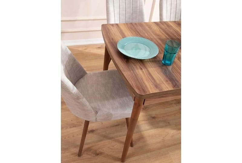 Extendable Dining Table & Chairs Set (7 Pieces) Homitis - Møbler - Bord - Spisegruppe