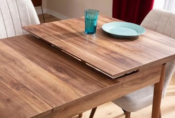 Extendable Dining Table & Chairs Set (7 Pieces) Homitis - Møbler - Bord - Spisegruppe
