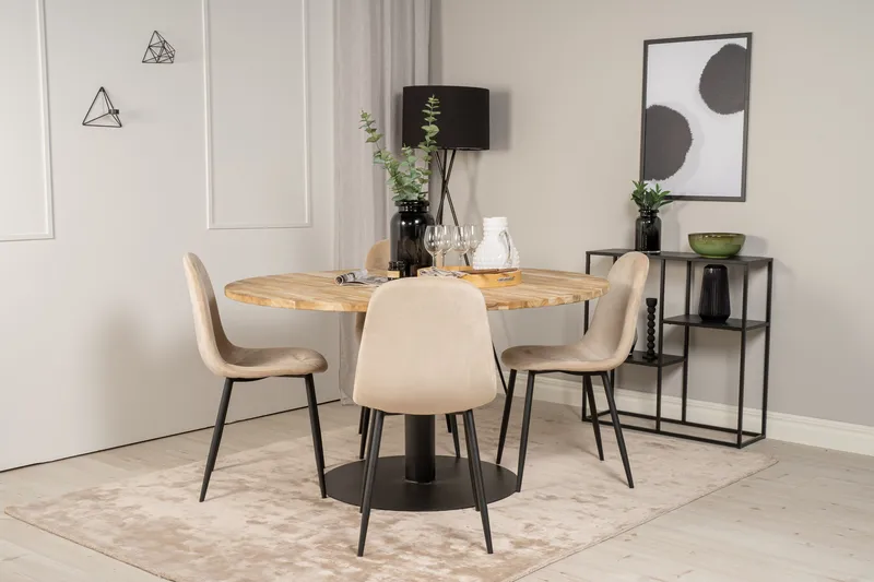 Ezra Spisegruppe 198 cm med 4 Pontus Stoler - Møbler - Bord - Spisegruppe