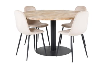 Ezra Spisegruppe 198 cm med 4 Pontus Stoler - Møbler - Bord - Spisegruppe