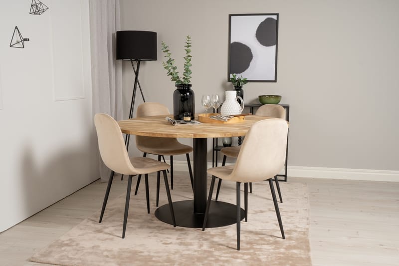 Ezra Spisegruppe 198 cm med 4 Pontus Stoler - Møbler - Bord - Spisegruppe