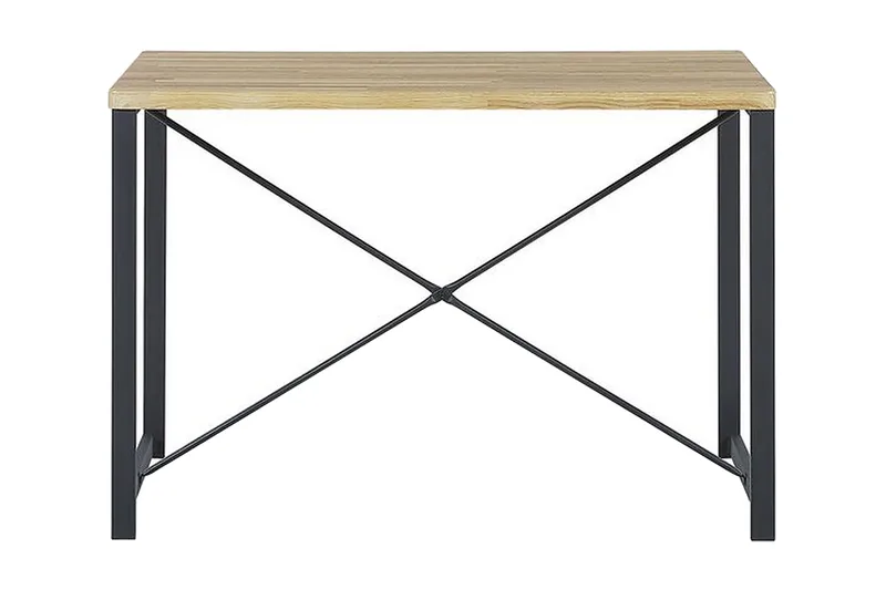 Flixton Spisegruppe 110 cm Inkl. 2 stoler + benk - Lysebrun/Svart - Møbler - Bord - Spisegruppe