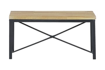 Flixton Spisegruppe 110 cm Inkl. 2 stoler + benk - Lysebrun/Svart - Møbler - Bord - Spisegruppe