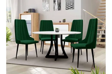 Hollan Spisegruppe Grønn - Møbler - Bord - Spisegruppe