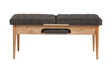 Idehult Spisegruppe 4 deler 75 cm - Tre / Natur / Antrasitt - Møbler - Bord - Spisegruppe