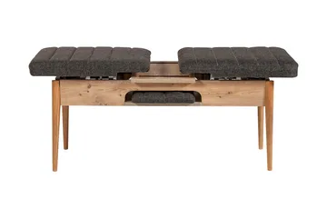 Idehult Spisegruppe 4 deler 75 cm - Tre / Natur / Antrasitt - Møbler - Bord - Spisegruppe